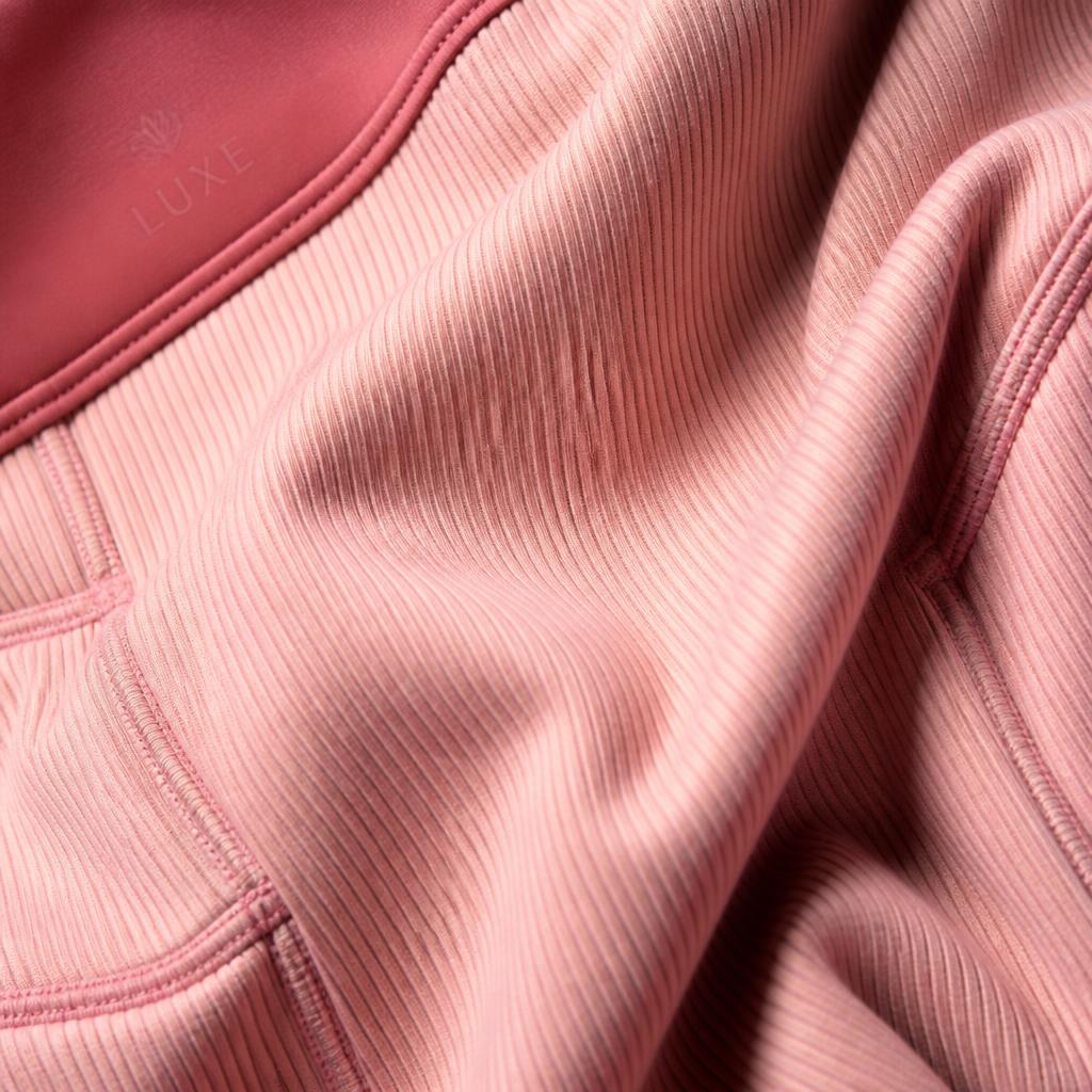 Macro of the buttersoft recycled-nylon fabric
